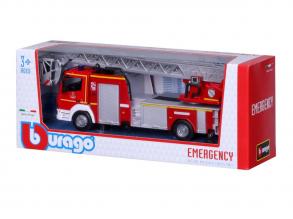 Bburago 1 /50 - Mercedes tűzoltó daruskocsi
