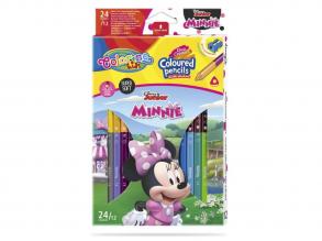 Colorino Kétoldalú háromszög alakú színes ceruza Minnie 12db