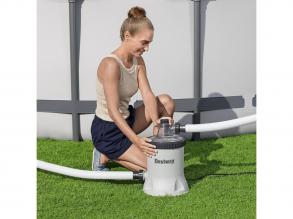 Vízforgató 5,678 L/h Polysphere szűrőgolyóval Bestway