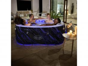 Lay-Z-Spa Hollywood Luxe Airjet masszázsmedence 180 x 180 x 66 cm 2025