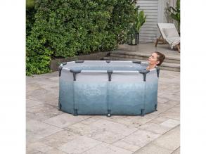 Lay-Z-Spa ovális, fémvázas jégfürdő kád 150 x 90 x 65 cm