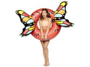 Óriás piros pillangószárnyak felfújható úszógumi 101x139x50 cm