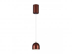 VT-7795 LED Fügőlámpa D:100 Állítható Dróttal És Érintővel Világítással Be/Ki 3000K Barna Test