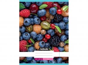 Nebulo: Tűzött sima gyümölcsös mintás füzet 80-32 A/4