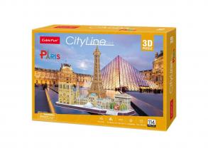 3D-puzzle: City Line Paris
