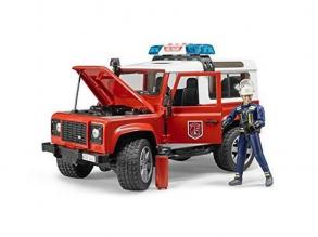 Tűzoltósági autó, emberrel ,19.5x18.0x50.5 cm-es - Bruder