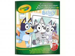 Crayola: Színező és matricázó füzet - Bluey