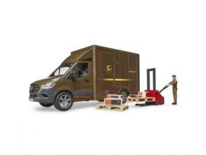 Bruder UPS Sprinter szállítójármű figurával