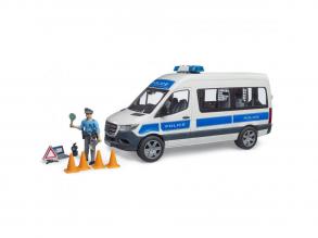 Mercedes-Benz Sprinter rendőrautó rendőrrel