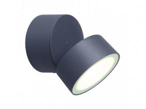 LED lámpatest , oldalfali , 11W , természetes fehér , fekete , kültéri , IP54 , LUTEC , TRUMPET
