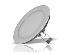 LED panel , 6W , süllyesztett , kerek , természetes fehér , LM