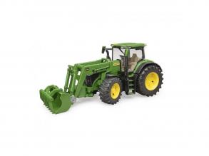 Bruder John Deere 7R 350 traktor homlokrakodóval