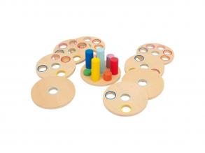 Fa rakosgatós játék, 9 db