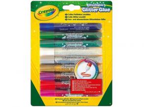 Crayola: Csillámragasztó 9db-os készlet