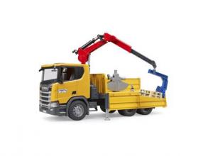 Scania 560r építőipari darus teherautó