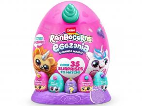 Rainbocorns: Eggzania meglepetés tojás plüssfigurával többféle változatban 1db
