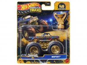 Hot Wheels Monster Trucks: Bigfoot bajnok kisautó serleggel 1/64 - Mattel