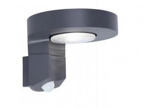 LED lámpatest , oldalfali , 2W , napelemes , mozgásérzékelős , természetes fehér , kültéri , IP44 , LUTEC , DISO