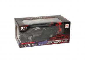 RC távirányítós sportautó gőzfunkcióval, fekete