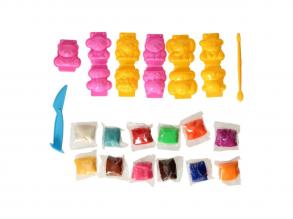 Gyurmakészlet tárolódobozban: Vadállat formák