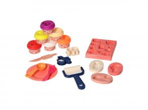 Gyurmakészlet állatvilág  6 tégellyel