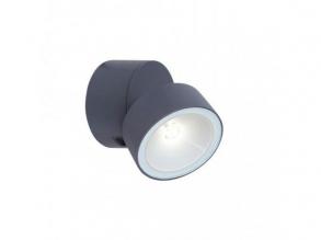 LED lámpatest , oldalfali , 8W , természetes fehér , fekete , kültéri , IP54 , LUTEC , TRUMPET