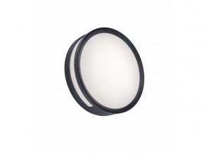 LED lámpatest , mennyezeti/oldalfali , 13W , meleg fehér , sötét szürke , kültéri , IP54 , LUTEC , ROLA