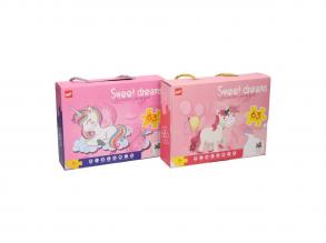 Sweet Dreams egyszarvú puzzle, 63 darabos.