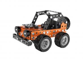 Fémépítő készlet: off-road buggy autó, 164 alkatrész.