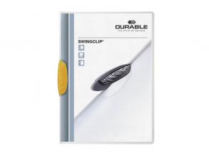 Durable Swingclip A4 30lapos sárga clip-mappa