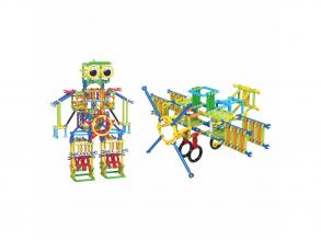 Pálcika építőelemek tárolódobozban, 869 darabos