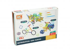 Pálcika építőelemek, 298 darabos.