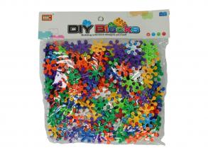 Hatágú építőelemek, 248 db-os szett