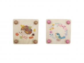 Fából készült virágprés