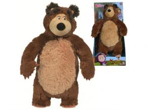 Mása és a Medve: Medve plüss nevető funkcióval 43cm - Simba Toys