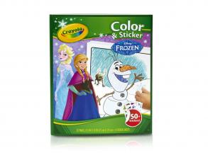 Crayola kifestő és matricafüzet, Disney Jégvarázs, holland nyelvű