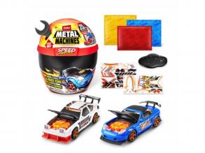 Metal Machines Speed Heroes meglepetés játékszett bukósisakban