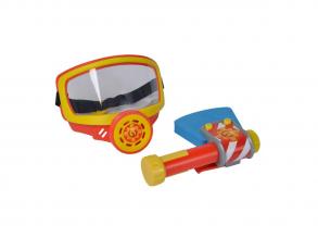 Sam a tűzoltó: Játék oxigén maszk és balta - Simba Toys