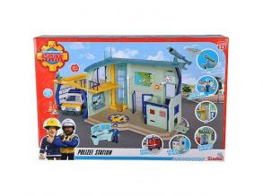 Sam a tűzoltó: Rendőrállomás játékszett figurával - Simba toys