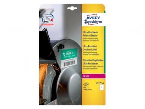 Avery L7917-10 210x297mm ultra ellenálló 10db-os etikett