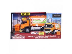 Majorette: Volvo szemétszállító fénnyel és hanggal 19cm - Simba Toys