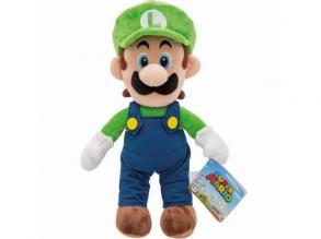 Super Mario: Luigi plüssfigura 30cm-es méretben