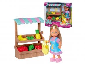 Évi Love: Évi baba gyümölcs standdal játékszett - Simba Toys
