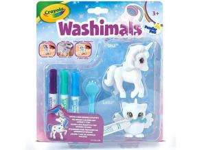 Crayola: Washimals bagoly és unikornis kreatív játék
