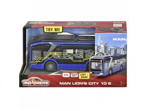 Majorette: MAN Lion's City 10E busz fénnyel és hanggal - Simba Toys