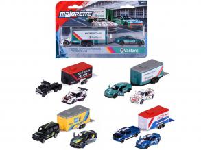 Majorette: Racing Deluxe kisautó utánfutóval többféle változatban 1db - Simba Toys