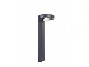 Led lámpatest , álló , 2W , természetes fehér , napelemes , 45 cm , szürke , IP44 , LUTEC , DISO