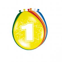 1 éves lettem - lufi, 8 darab