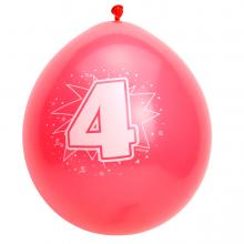 4 éves lettem - lufi, 8 darab