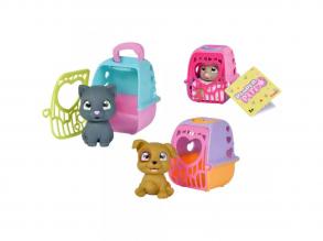 Pamper Petz: Mini örökbefogadható kisállatok hordozóval - Simba Toys